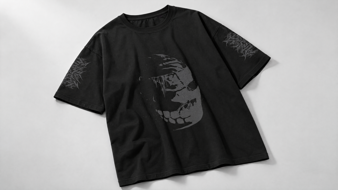 CHEZEE Big Grin T-shirt with the original face print.