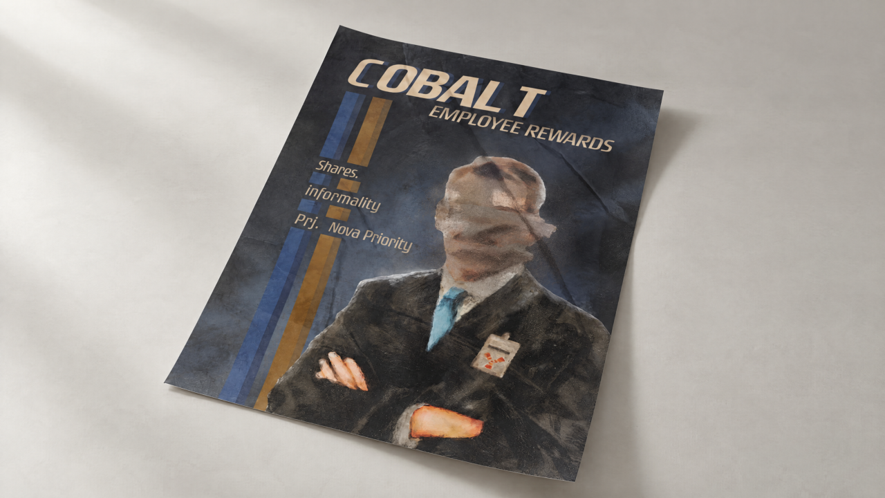 Employee rewards science poster presented as a printed sheet.