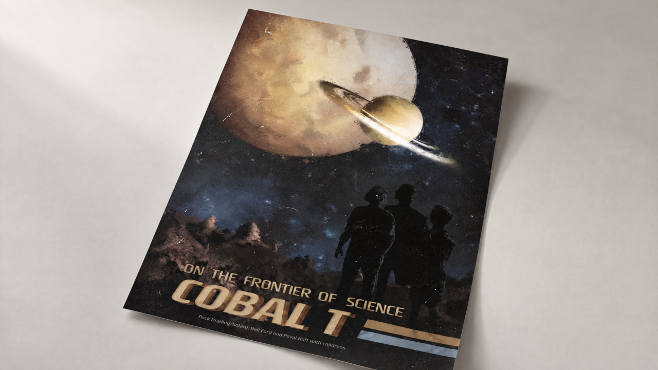 Frontier of science poster presented as a printed sheet.